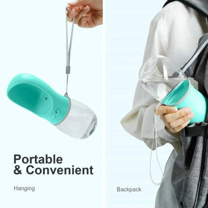 Botella De Agua Portátil Para Perros | Bebedero De Viaje Multiuso