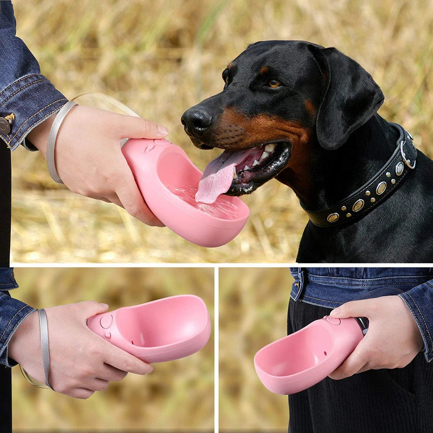 Botella De Agua Portátil Para Perros | Bebedero De Viaje Multiuso